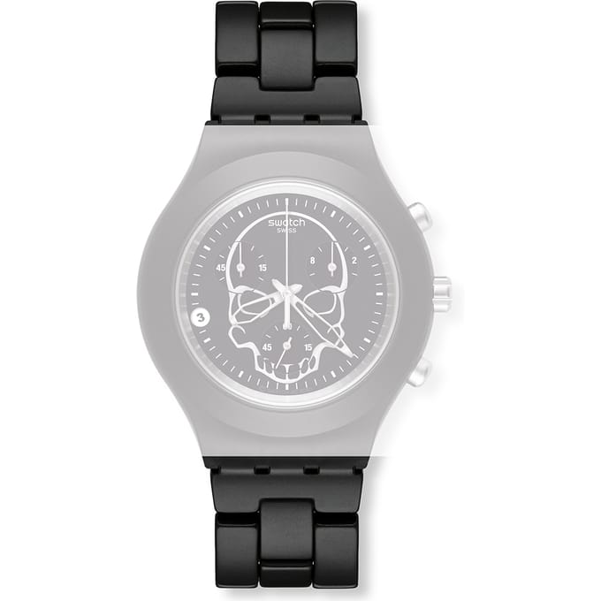 Swatch Mixed Materials - Diaphane - SVA/SVB/SVC/SVD ASVCF4001AG SVCF4001AG Full-Blooded Black Skull band