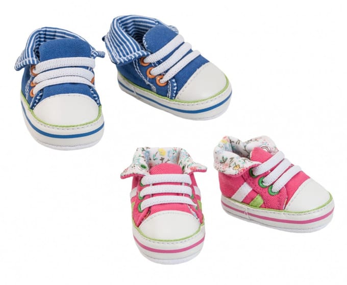 Heless Poppenschoenen Sneaker Meisjes 38-45 Cm Roze