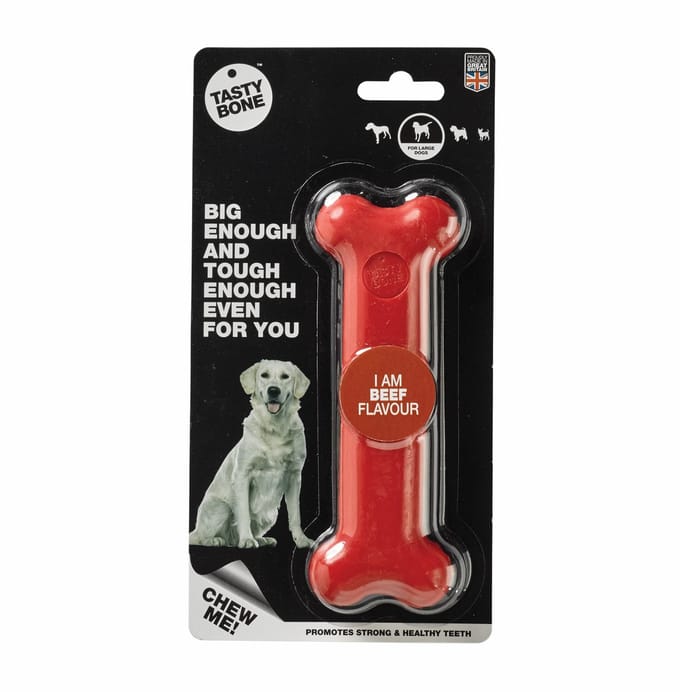 TastyBone - Large - Beef - Hond - Kauwspeelgoed - Vegan - Kluif - Nylabone