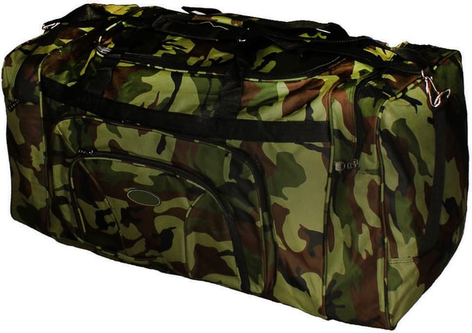 Mega Grote Sport Tas Camouflage 110LTR - Origineel Design
