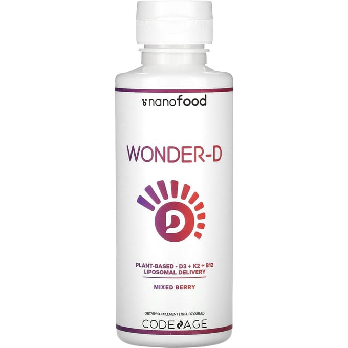 Codeage, Wonder-D, Gemengde bessen, 7,6 fl oz (225 ml)