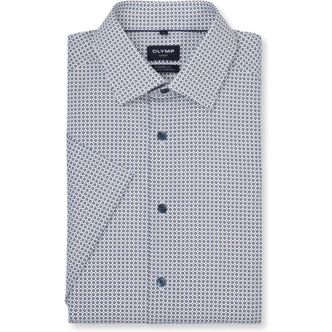 OLYMP Luxor 24/Seven Overhemd, Modern Fit, New Kent, Nougat