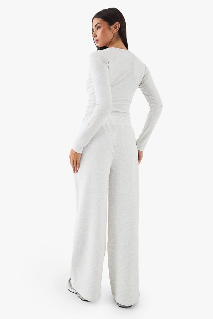 Dames DSGN Studio Rechte Pijp Jogger | Asgrijs | Maat: Medium