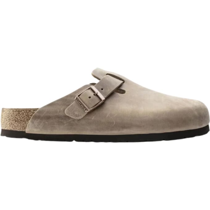 Geoliede leren klompen Birkenstock Boston Oiled