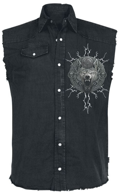 Spiral Bodywarmer - Valhalla - Sleeveless Worker - M tot 4XL - voor Mannen - zwart