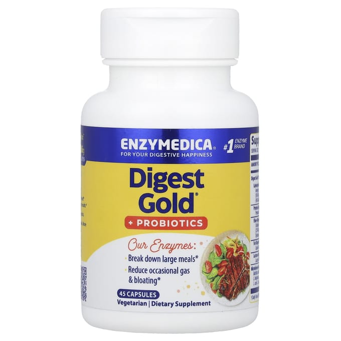 Digest Gold + biotics van Enzymedica - 45 capsules
