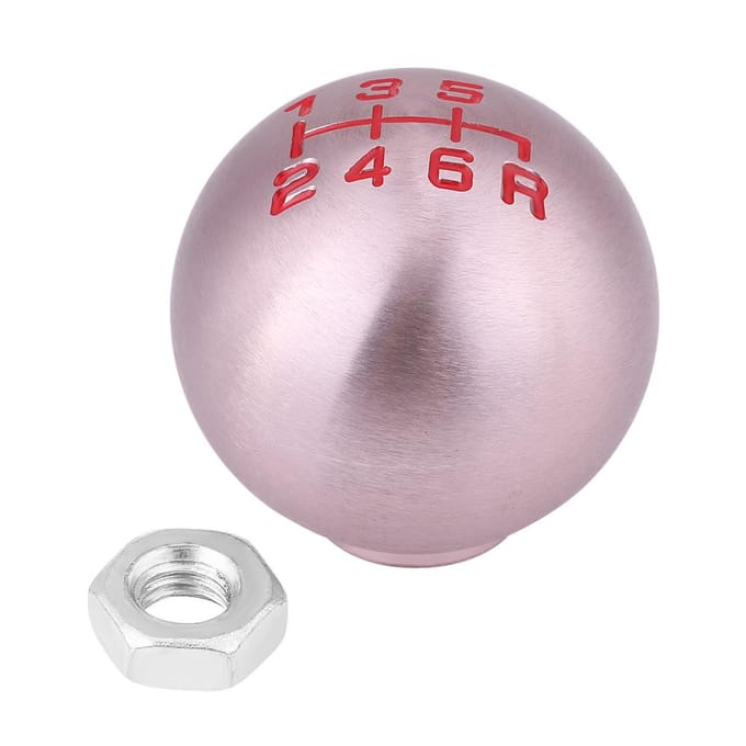 6-Traps Auto Transmissie Schakelpook Knop Stick Voor JDM Honda Civic FD2 Type R white