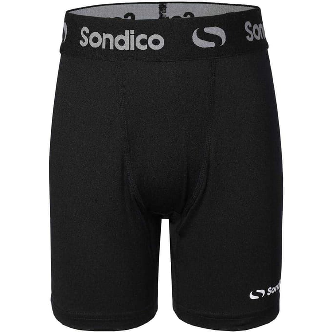 Sondico Kinder/Kinder Snug Fit Compressieshort (Zwart)