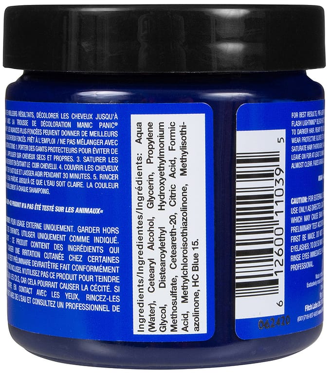 Manic Panic High Voltage Classic Rockabilly Blue Haarkleuring Unisex 118 ml