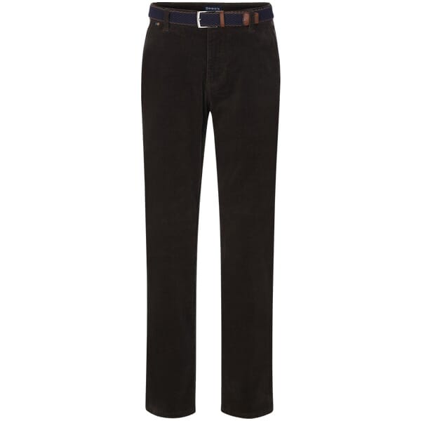 Babista herren Corduroy Broek - 29 - donkerbruin - Plus Size