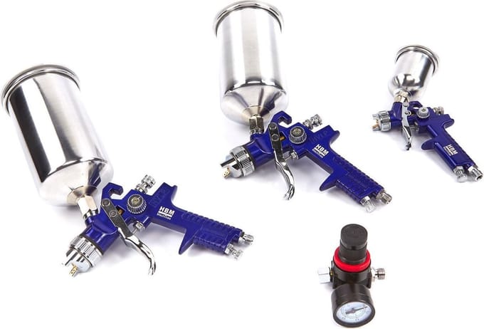 Professionele Verfspuit 8 Delige Set