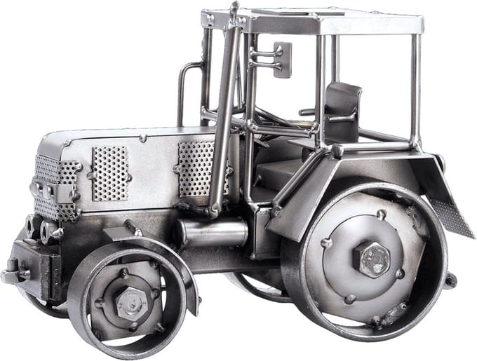 Hinz & Kunst smeedwerkfiguur vervoermiddel "tractor"