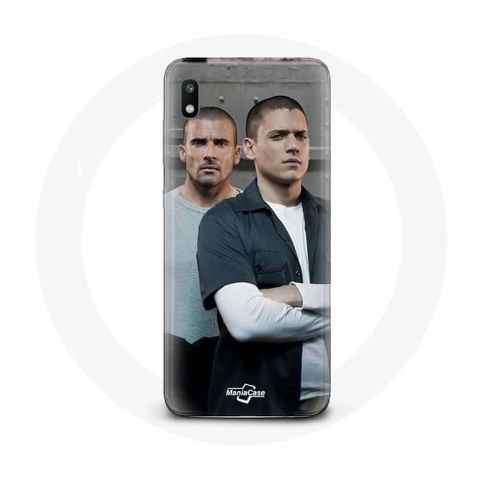 Case voor Samsung Galaxy A10 Prison Break Michael Scofield en Lincoln Burrows