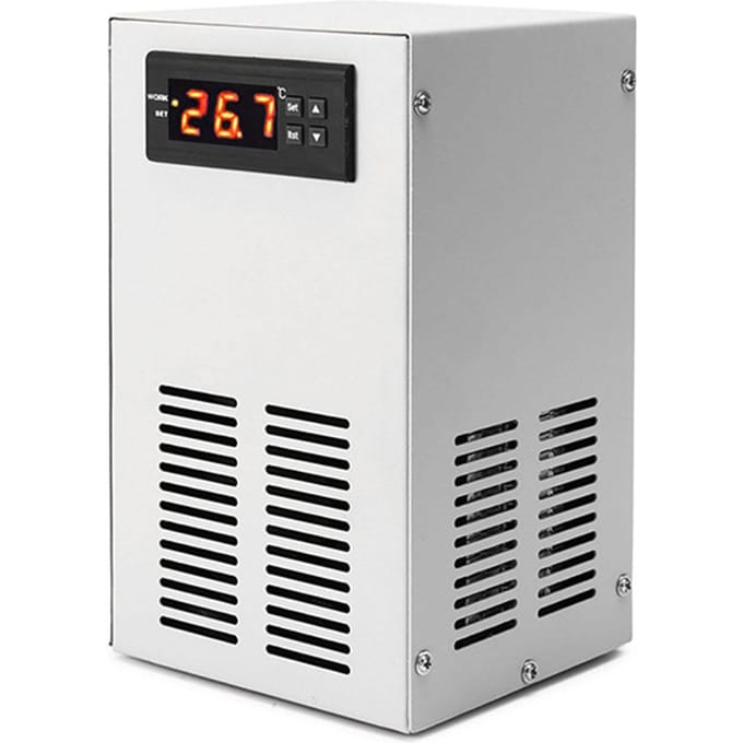 Aquarium Koeler 20L Stil Constante Temperatuur Instelbaar Aquarium Waterkoelmachine Aquarium Koeler gray