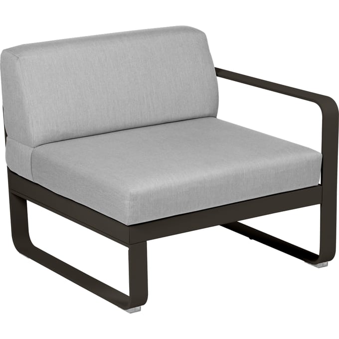 Fermob BELLEVIE Fauteuil Module rechts - E3 Tonka - 79 Flanelgrijs