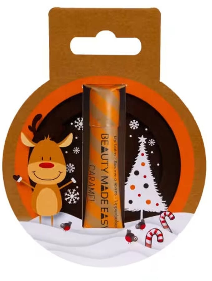 Beauty Made Easy - Natuurlijke lipbalm - Kerst - Caramel - Plasticvrij