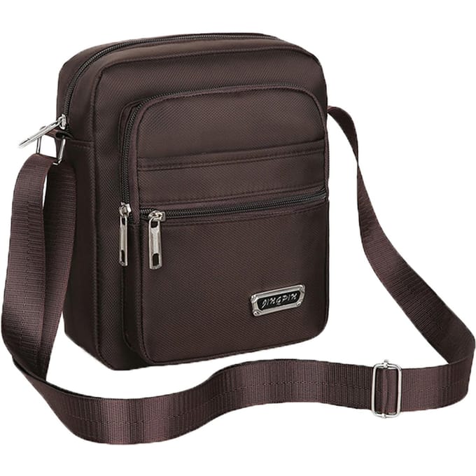 Vierlaags waterdichte ritssluiting met enkele schouder Messenger Bag Zakelijke tas Portemonnee One Size