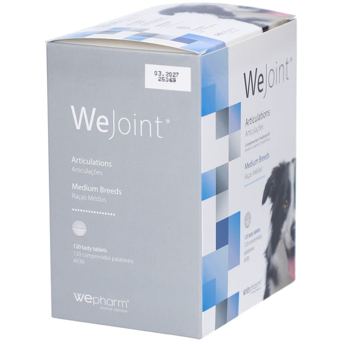 WePharm® WeJoint® Middelgrote Hondenrassen 4x30 Tabletten