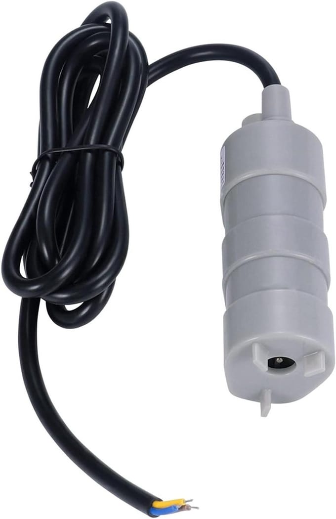Dompelpomp - Waterpomp - Water Verplaatsen - 12V DC - 10-20 l/min - Grijs