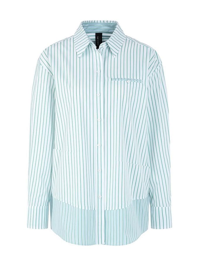 Regular fit blouse met borstzak