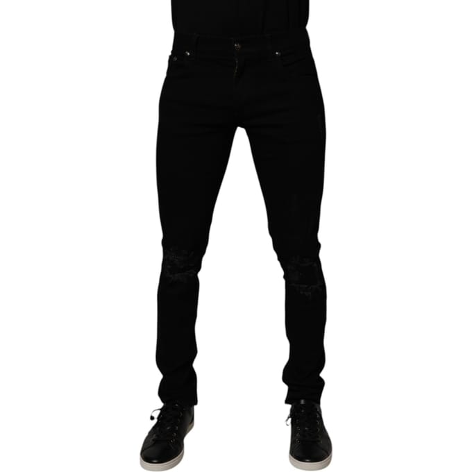 Skinny Versleten Jeans