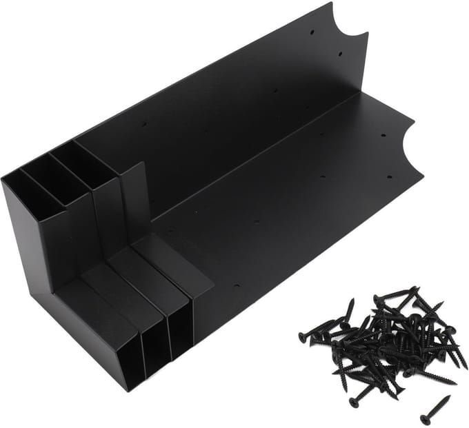 Dailygoods- Tuinbedhoekbeugels Verhoogd - Set van 4 - Metalen