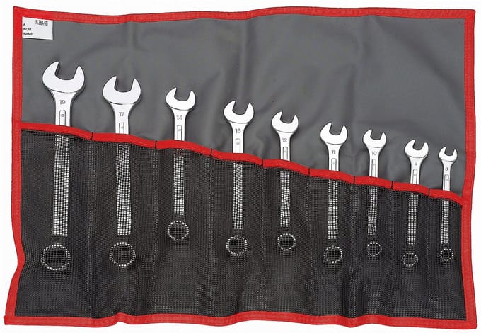 Facom Set 9 Ringsleutels 8-19 mm, Abgebogen, OGV®