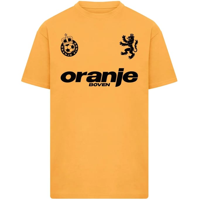 Dikke oversized T-shirt Mister Tee Oranje Boven