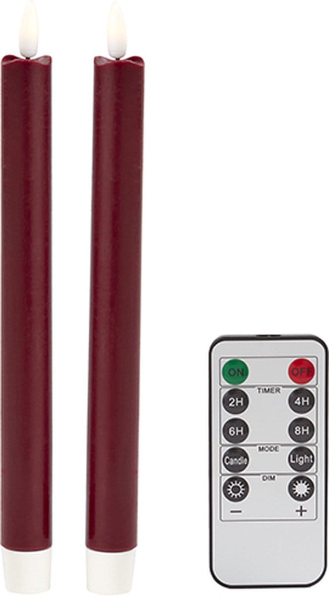 Addison Ross kaars 23cm LED Cherry