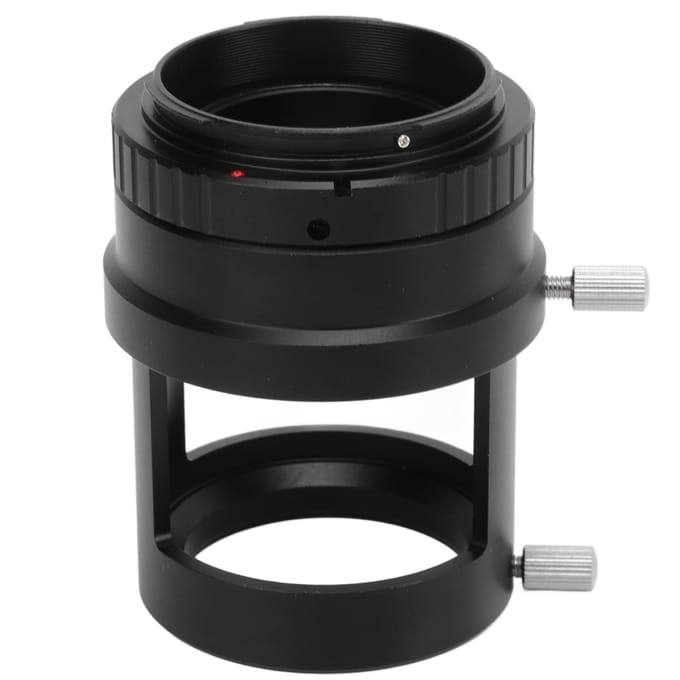 T-mount Spotting Scope Camera Adapter Buis Aluminiumlegering Camera Adapter Montagebuis met T2 Adapter black