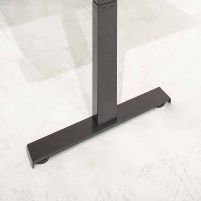 Dextro Plus Hoek-opstelling elektrisch zit/sta bureau frame Wit (RAL9010) blad Wit 200CMx160CM
