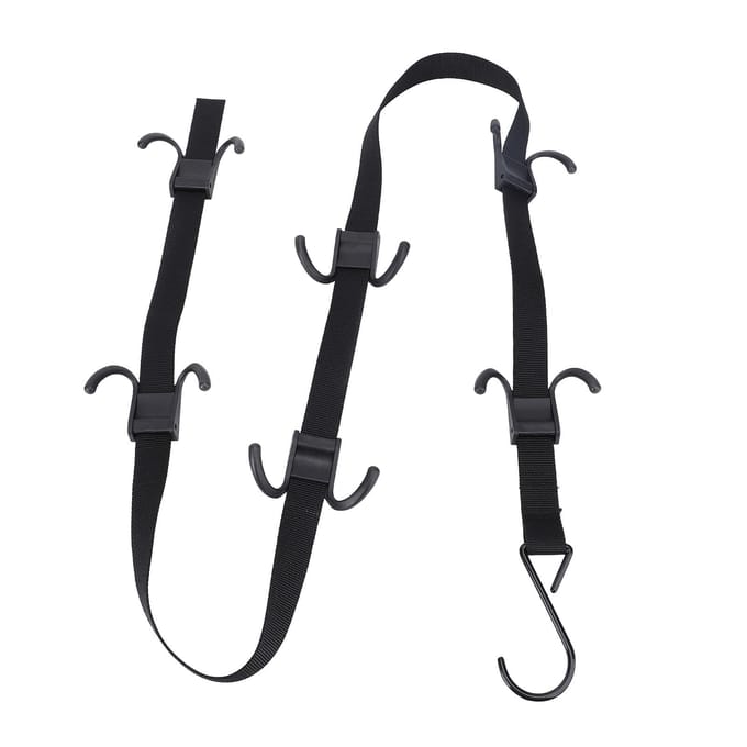Hockey Hanger Multifunctionele Polyester Hockey Uitrusting Organizer Hangband voor Thuis Reizen black