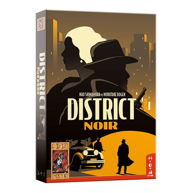 999 Games District Noir Bord- & kaartspellen Bordspellen Gezelschapspellen Gezelschapsspellen
