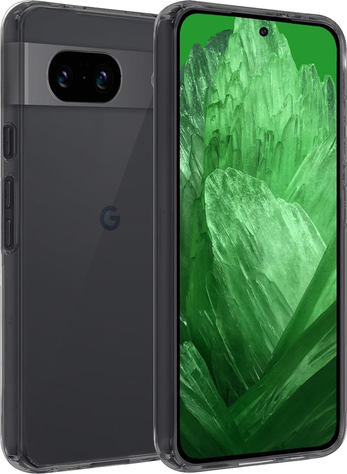 Hoesje Geschikt voor Google Pixel 8a - Sterk & Shockproof - Hoes Cover - Siliconen Case - Transparant