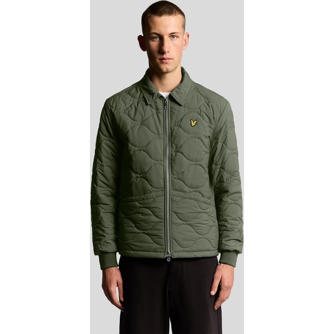 Lyle & Scott Quilted Ripstop Jacket Deep Depths Size: XXL | Light Jackets Outlet | Heren |