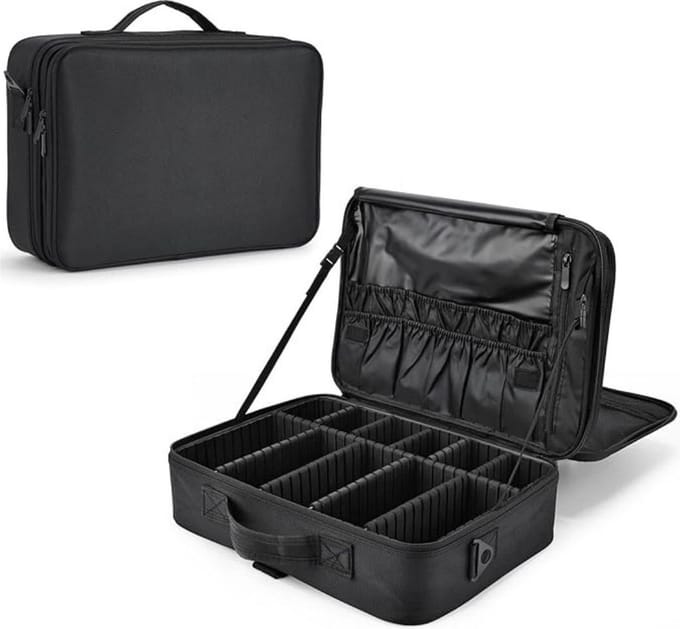 Thuys – Schmink Koffer – Schminkset – Duurzaam – 40 x 29 x 12cm – Zwart