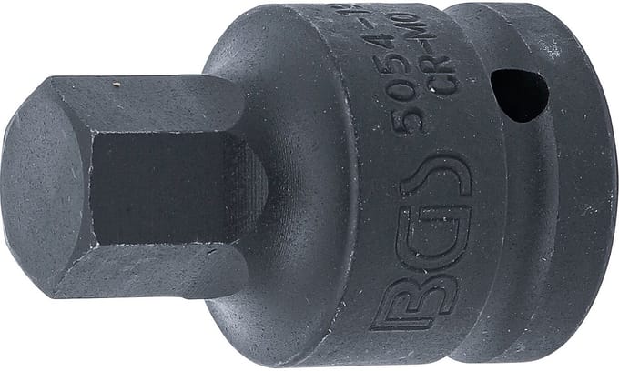 BGS Power bit inbus vierkant 20 mm (3/4") inbus 19 mm - 5054...