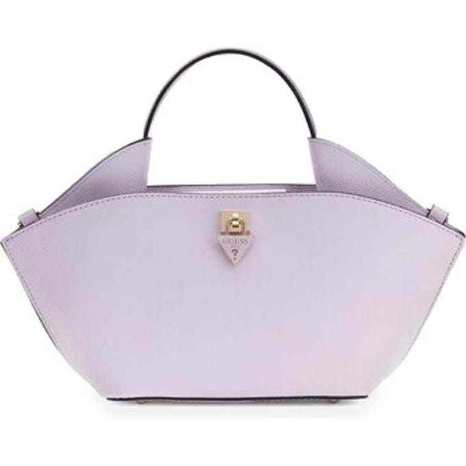 GUESS handtas schoudertas Patsie Mini Tote Lilac paars