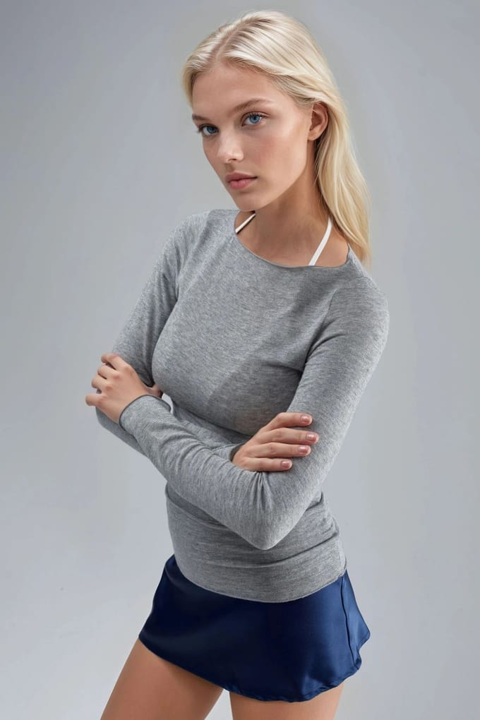 Slim Fit Boot Nek Blouse