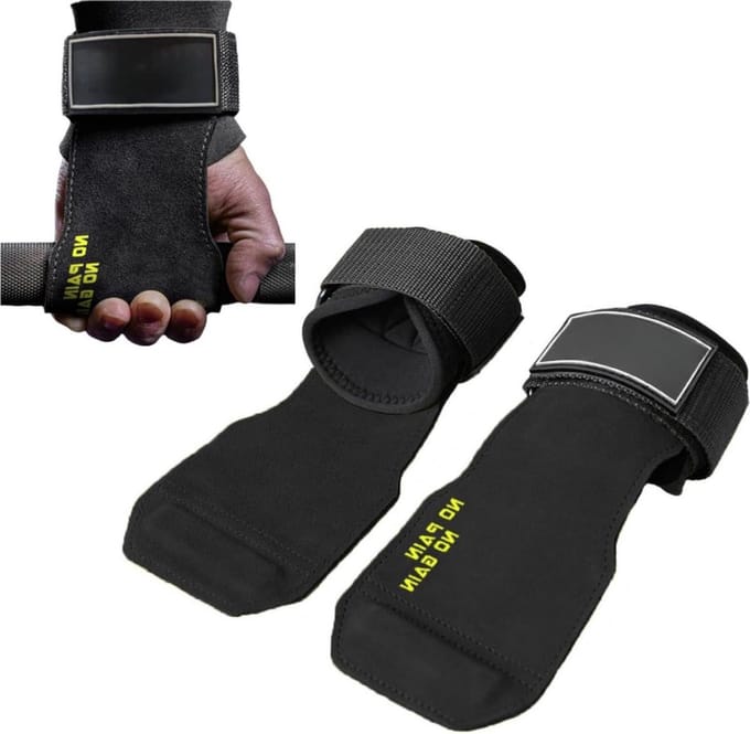 Polsbanden voor maximale grip - ondersteuning - Deadlift-handschoenen - krachttraining voor fitness en sportschool