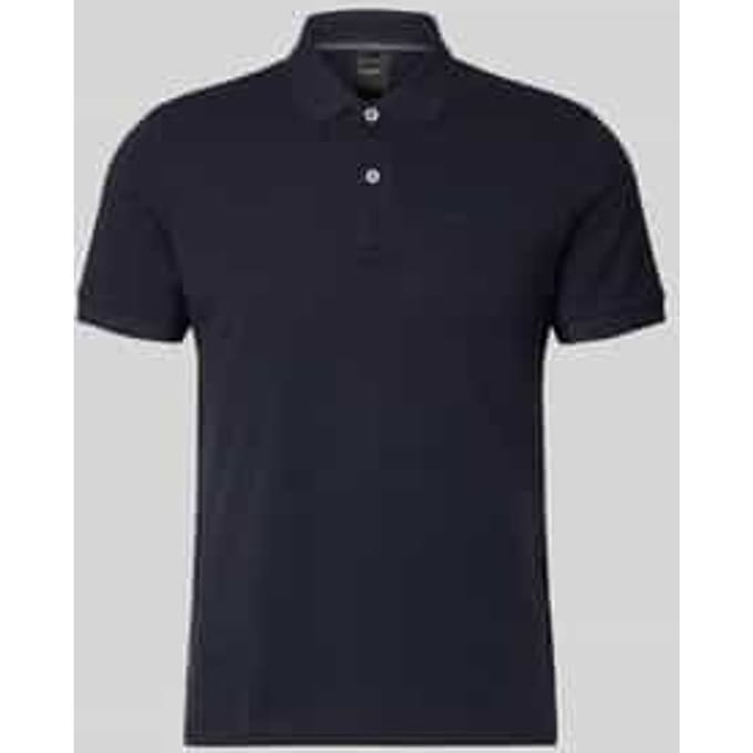 slim fit poloshirt met gestikt logo