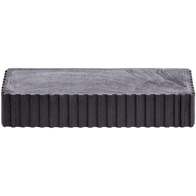 Light & Living Wandplank Gatura Mangohout, 40cm - Zwart