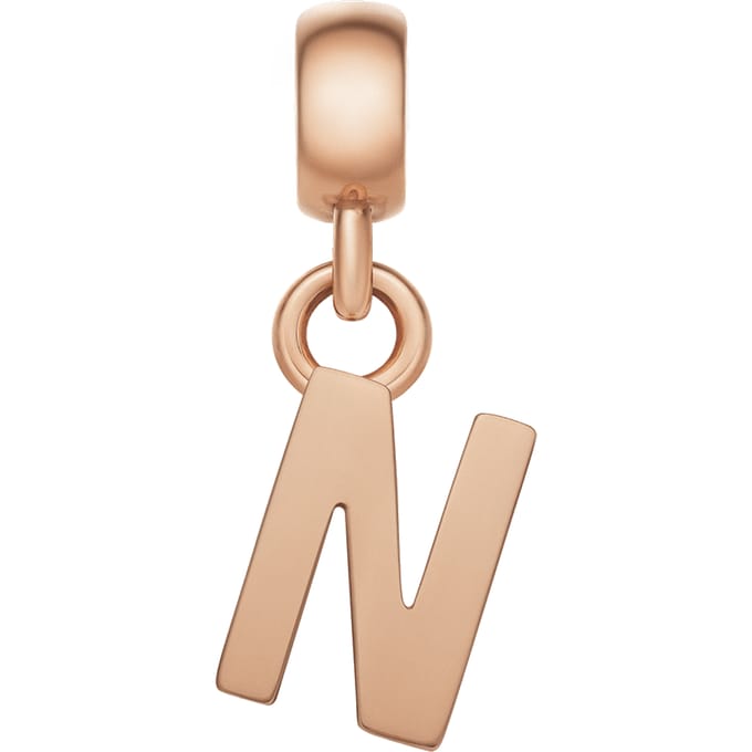 Daniel Wellington DW Charm Letter N Rose Gold