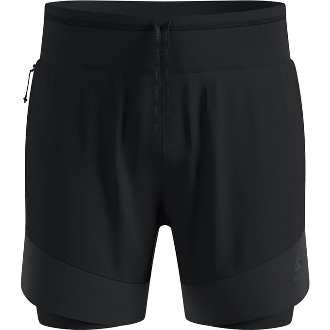 Odlo X-Alp Trail 6in 2in1 Hardloopshorts Heren-zwart