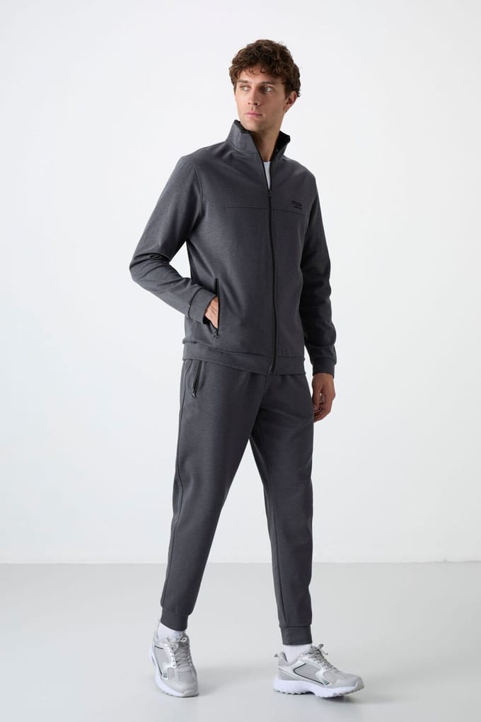 Heren Fleece Sweatshirt en Broek Set