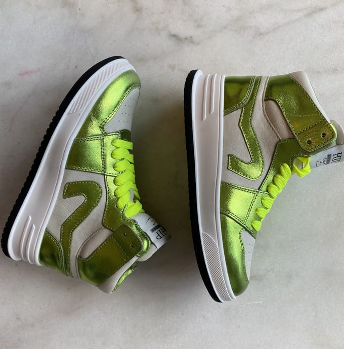 Hip sneaker lime maat 40