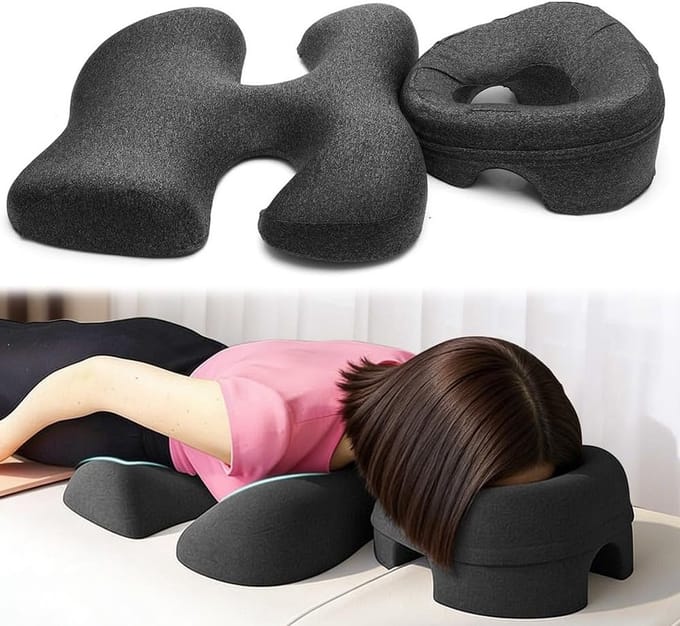 Ergonomisch gezichtskussen met borststeun voor massagebed, ideaal voor schoonheidssalons en spa's, biedt optimale ondersteuning en comfort