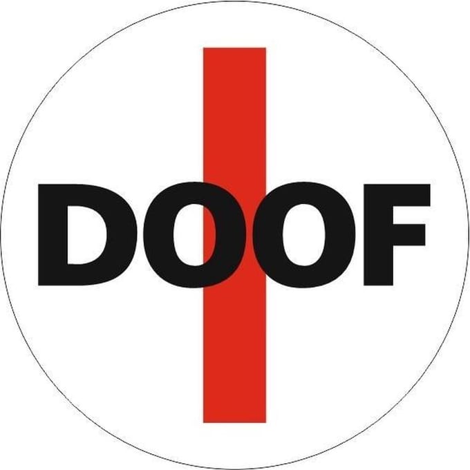 CombiCraft Bordje Doof Ø75mm met tape