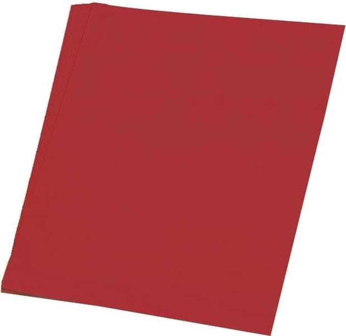 Haza Original Gekleurd Papier 130 Grams A4 Rood 50 Vel