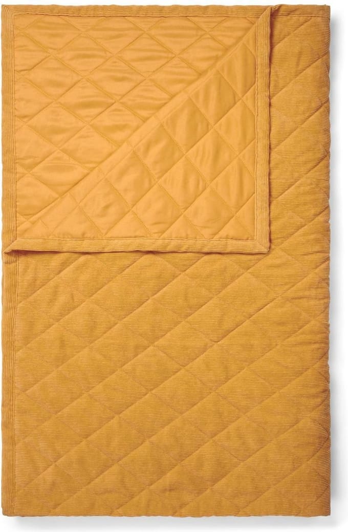 Essenza Billie Sprei Mosterdgeel - 270x265 cm